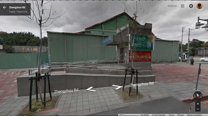 Exit Y28 (south side of Zhengzhou street).