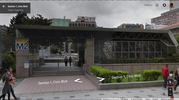 Exit M2 (there is no Y2).