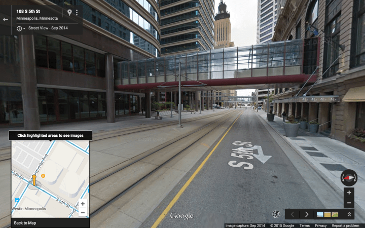 S 5th St just east of Marquette