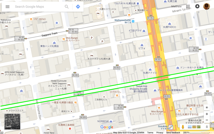Sapporo Underground - Scale 200 ft