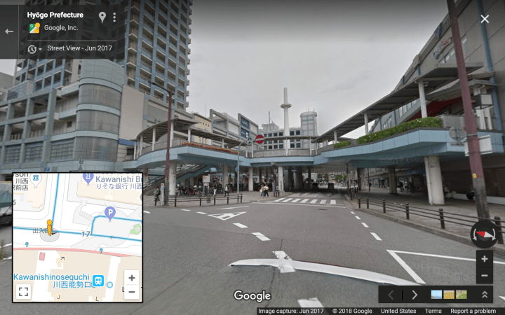 Deck Level Kawanishi Kitaguchi to Mosaic Box