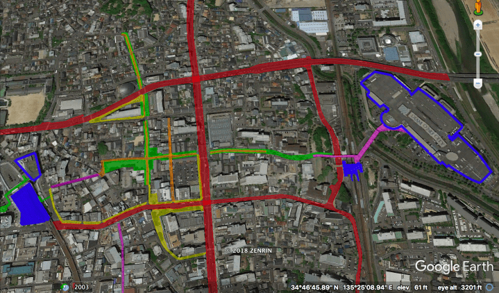 itami highlighted aerial