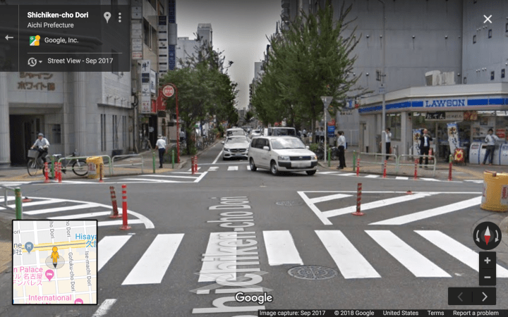 Nagoya corner streetview